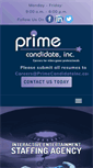 Mobile Screenshot of primecandidateinc.com